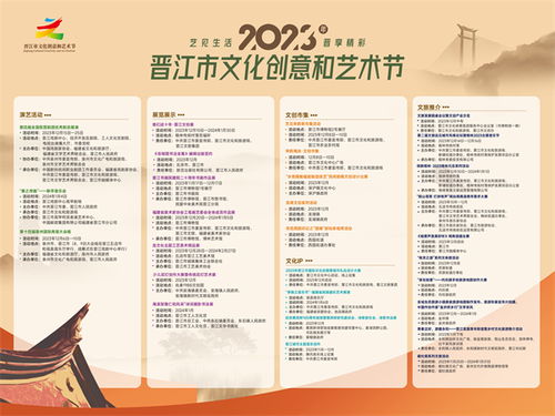 2023晉江市文化創意與藝術節 30項活動邀您共賞數字文創盛宴